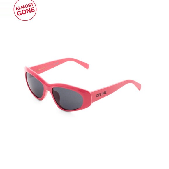 CELINE Pink 57mm Round Sunglasses - Picture 1 of 2